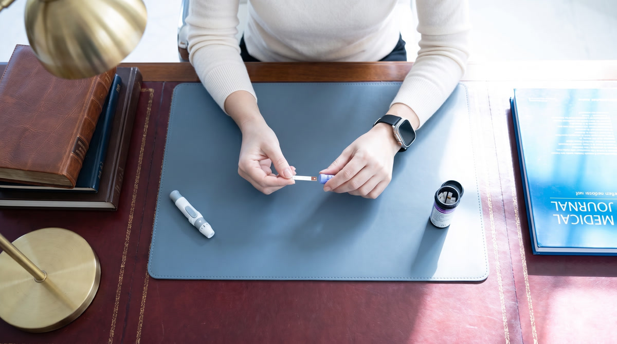 A doctor and patient discussing a healthy diabetes meal plan together